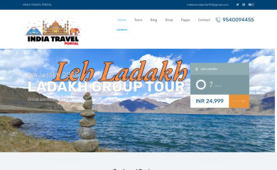 indiatravelportal.com screenshot