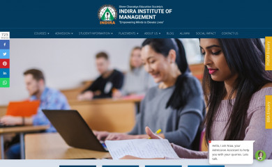 indiraiimp.edu.in screenshot