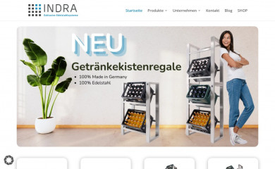 indra-metall.de screenshot