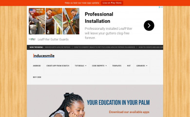 http://inducesmile.com screenshot