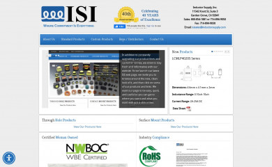 inductorsupply.com screenshot