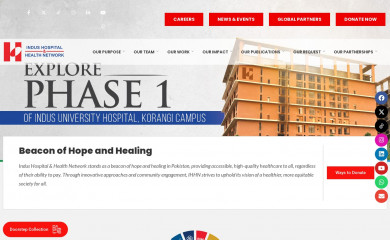 indushospital.org.pk screenshot