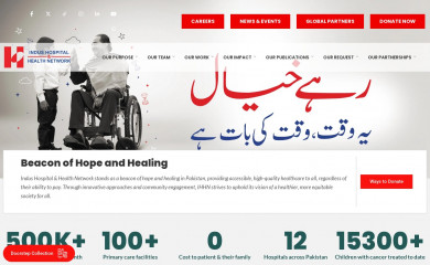 indushospital.org.pk screenshot