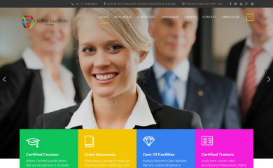 indusinstitute.edu.au screenshot