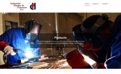 industrialhanger.com screenshot