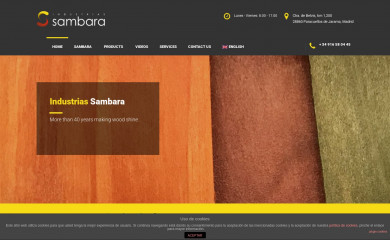 industrias-sambara.com screenshot