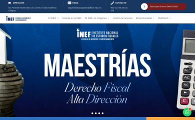 inef.edu.mx screenshot
