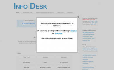 info-desk.co.za screenshot