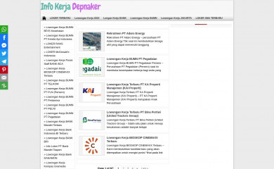 infokerjadepnaker.web.id screenshot