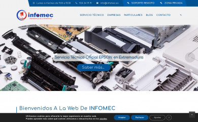 infomec.es screenshot