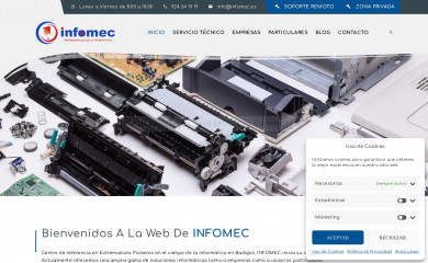 infomec.es screenshot