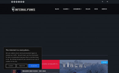 infernalpunks.com screenshot