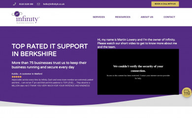 infinitybs.com screenshot