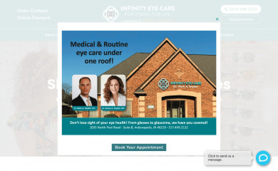 infinityeyecarein.com screenshot
