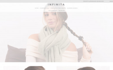 infinitamoda.com.ar screenshot