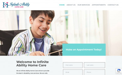 infiniteabilityhomecare.com.au screenshot