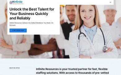 infiniteresourcesdsm.com screenshot