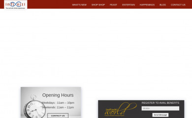 infinitimall.com screenshot