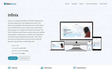 https://infinixthemes.com/wordpress-themes/infinix/ screenshot