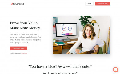 influencekit.com screenshot