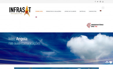 infrasat.co.ao screenshot