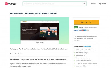 https://www.inkthemes.com/market/flexible-wordpress-theme/ screenshot