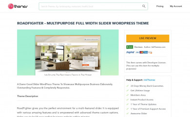 Road Fighter Pro Responsive Theme screenshot