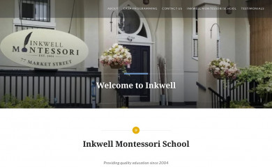 inkwellmontessori.com screenshot