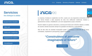 iniciaxxi.com screenshot