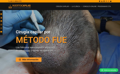 injertocapilar.com.ar screenshot