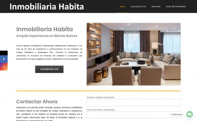 inmobiliaria-habita.com.mx screenshot