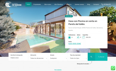 inmobiliariatopmaresme.com screenshot