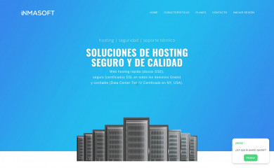 inmahosting.cl screenshot