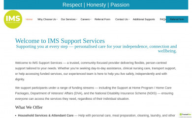 inmyskinsupport.com.au screenshot