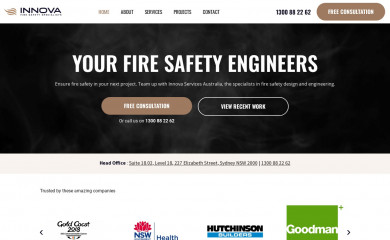 innovaservices.com.au screenshot