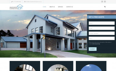 innovativecontractors.co.za screenshot