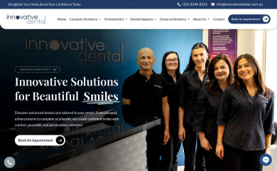innovativedental.com.au screenshot