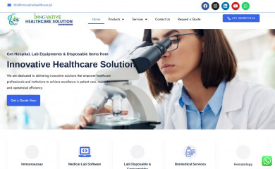 innovativehealthcare.pk screenshot