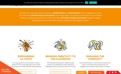 inner-cityarts.org screenshot
