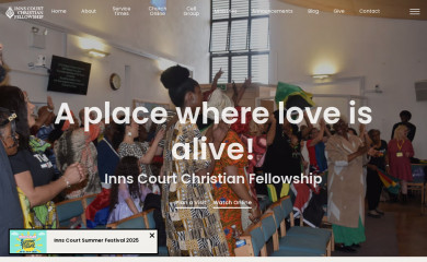 innscourt.church screenshot