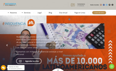 insolvenciacolombia.com screenshot