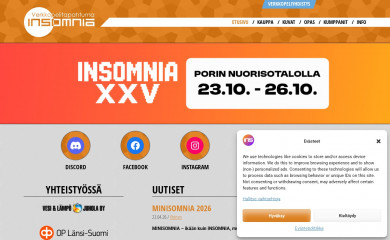 insomnia.fi screenshot