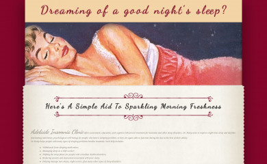 insomniaclinic.com.au screenshot