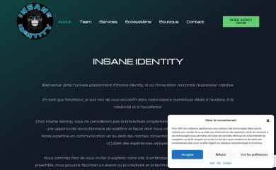 insaneidentity.com screenshot