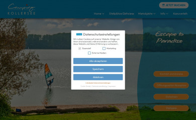 inselcamping-kollersee.de screenshot