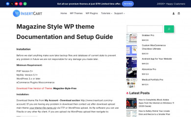 Magazine Style screenshot