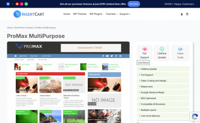 http://www.insertcart.com/product/promax-wordpress-theme/ screenshot