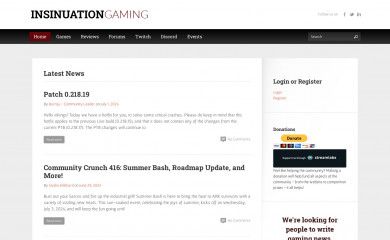 insinuationgaming.co.uk screenshot