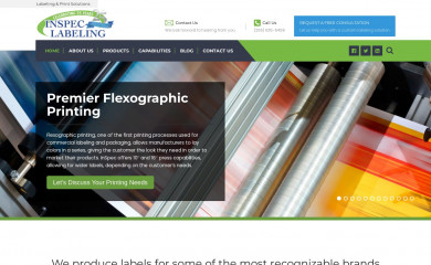 inspeclabeling.com screenshot