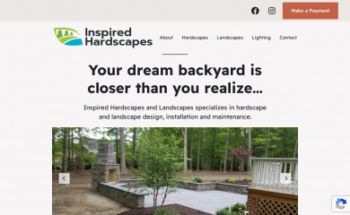 inspiredhardscapes.com screenshot